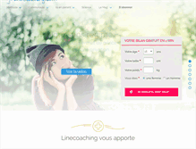 Tablet Screenshot of linecoaching.com